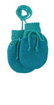 Disana Strickhandschuhe lagoon-blau