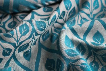 Yaro - Tragetuch La Vita Teal - Natural Tussah Hemp