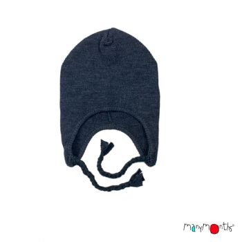 MaM  Earflap Beanie foggy black