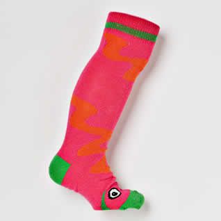 Ubang - Snake Sock pink - Größe 21-24