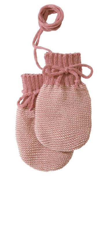 Disana Strickhandschuhe rose-natur