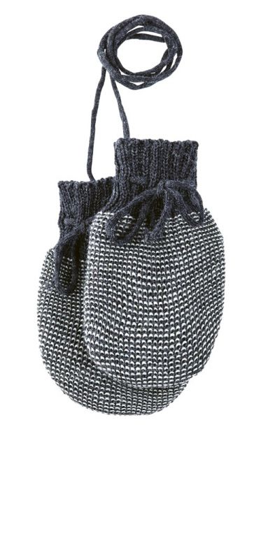 Disana Strickhandschuhe anthrazit-grau