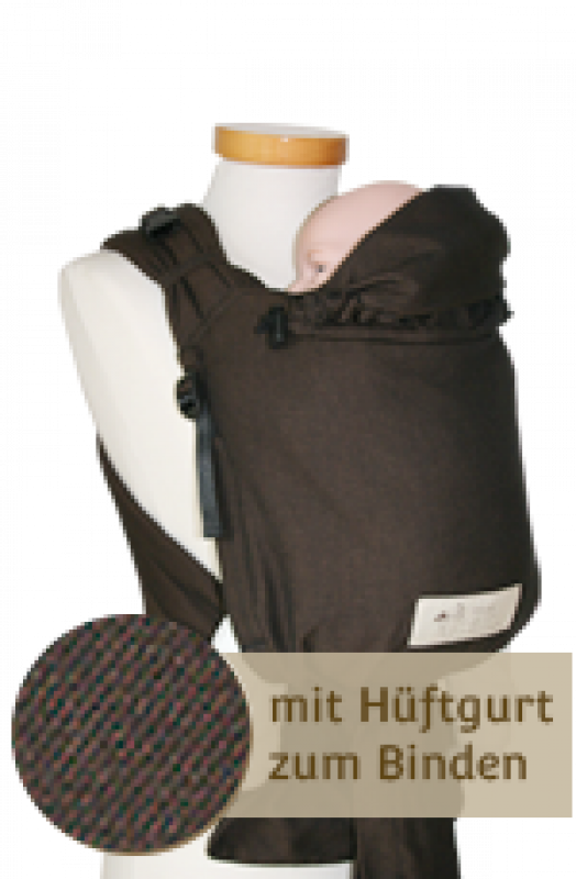 Storchenwiege BabyCarrier choco slim