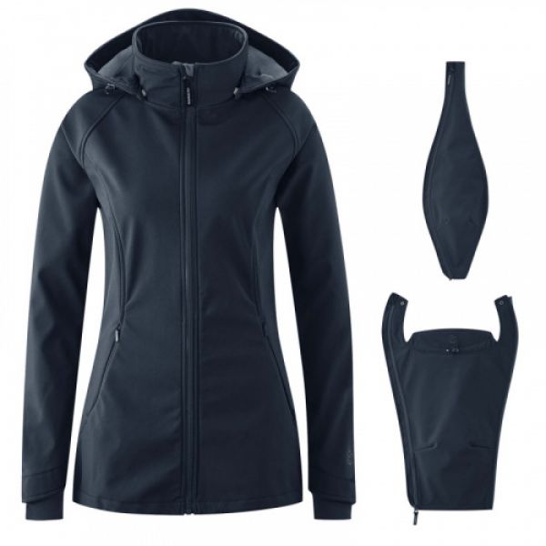 mamalila Softshell Tragejacke navy