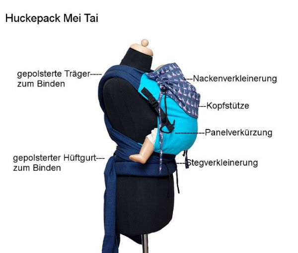 Huckepack Mei Tai Beschreibung