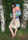 Girasol Exclusive - Tragetuch Rainbow Springs - 360 cm