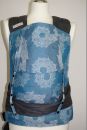 Fräulein Hübsch Mei Tai - Toddler - Bio Little Floral petrol